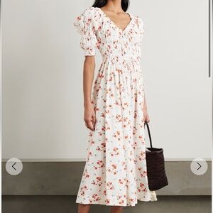 DÔEN Ischia poppy field dress